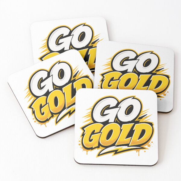Item preview, GO GOLD for CAMP COLOR WARS designed and sold by KUSTOM CAMP CREATIVES.