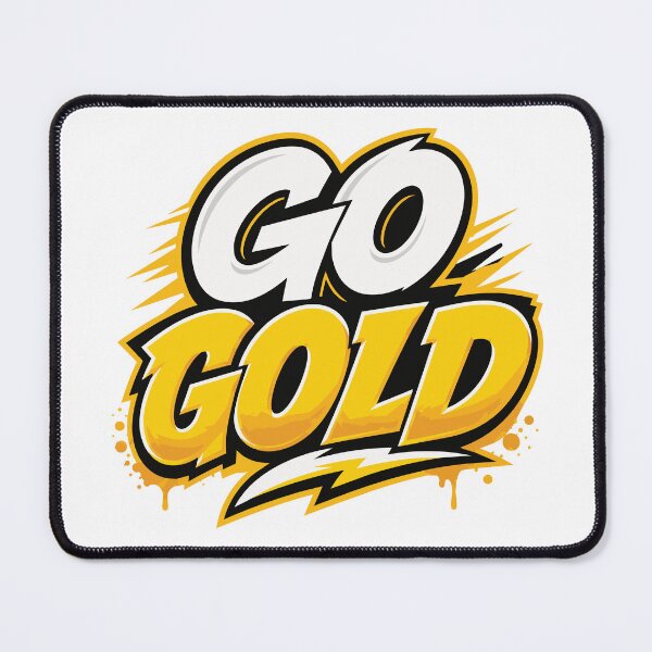 Item preview, GO GOLD for CAMP COLOR WARS designed and sold by KUSTOM CAMP CREATIVES.