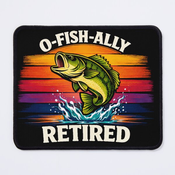 Item preview, O-Fish-Ally Retired - Funny Fishing Retirement Dad Husband designed and sold by BendyBeasts.