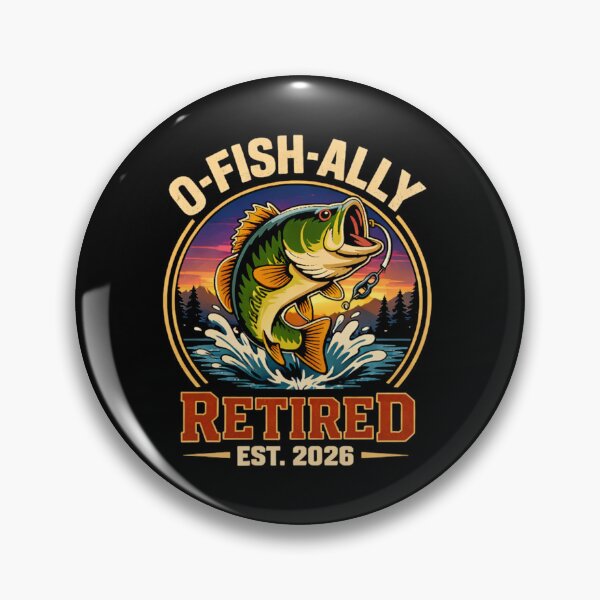 Item preview, O-Fish-Ally Retired - Funny Fishing Retirement Dad Husband designed and sold by BendyBeasts.
