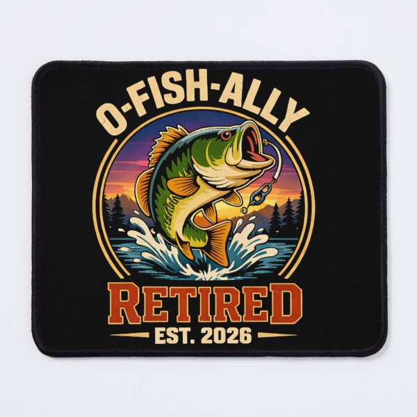 Item preview, O-Fish-Ally Retired - Funny Fishing Retirement Dad Husband designed and sold by BendyBeasts.