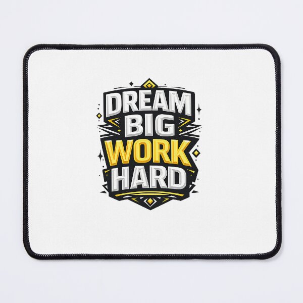 Item preview, Dream Big Work Hard Motivational Quote T-Shirt | Success Mindset Typography Design designed and sold by designerhut1997.