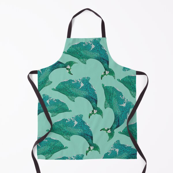 Item preview, Bottlenose Dolphin Swimming in Ocean Waves designed and sold by Karin Taylor.