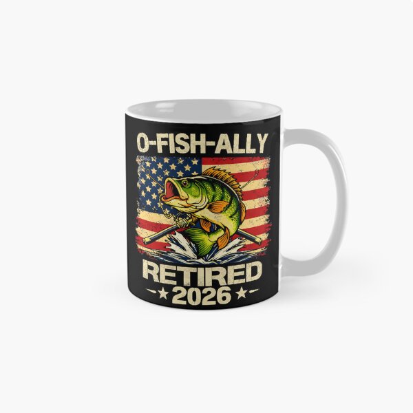 Item preview, O-Fish-Ally Retired - Funny Fishing Retirement Dad Husband designed and sold by BendyBeasts.