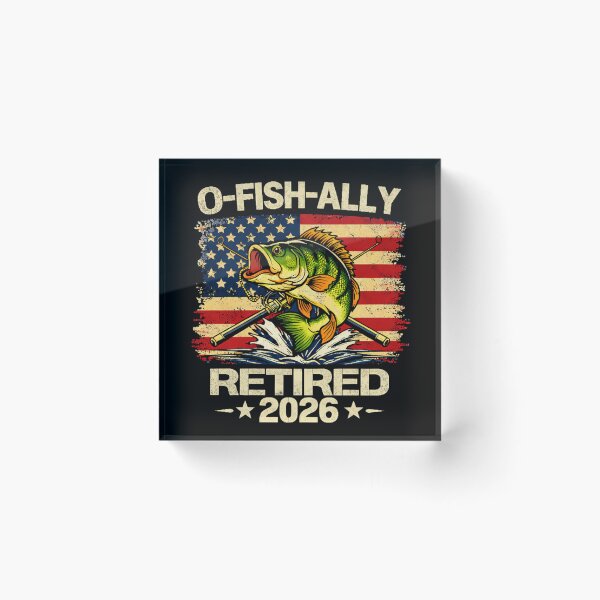 Item preview, O-Fish-Ally Retired - Funny Fishing Retirement Dad Husband designed and sold by BendyBeasts.