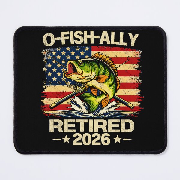 Item preview, O-Fish-Ally Retired - Funny Fishing Retirement Dad Husband designed and sold by BendyBeasts.