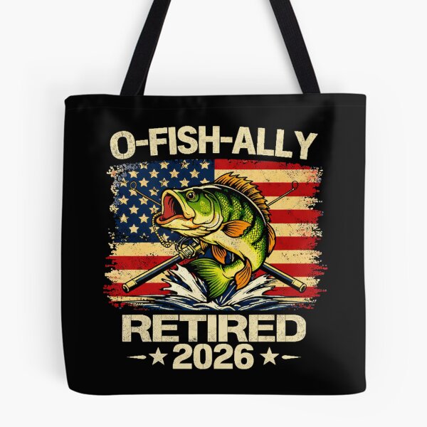 Item preview, O-Fish-Ally Retired - Funny Fishing Retirement Dad Husband designed and sold by BendyBeasts.