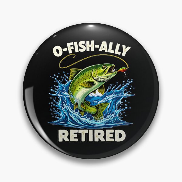 Item preview, O-Fish-Ally Retired - Funny Fishing Retirement Dad Husband designed and sold by BendyBeasts.