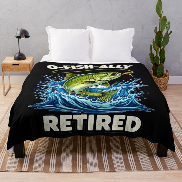 Item preview, O-Fish-Ally Retired - Funny Fishing Retirement Dad Husband designed and sold by BendyBeasts.