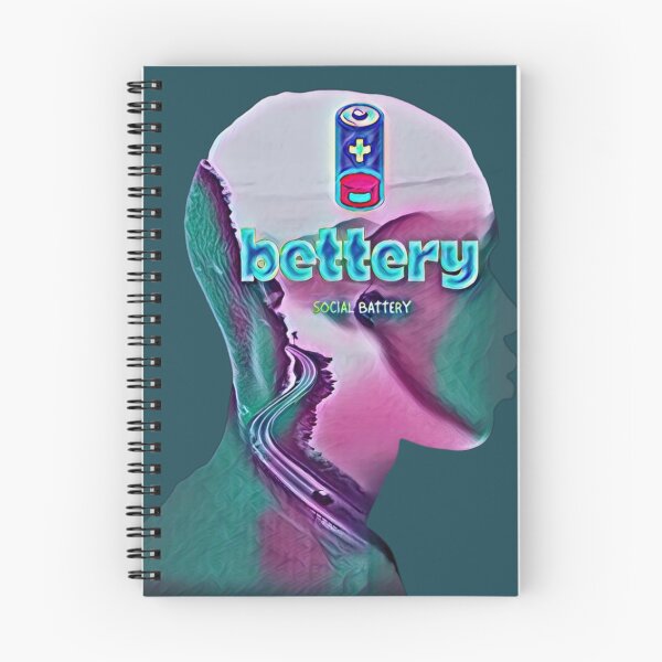 Item preview, Social Battery Low Introvert Surreal Human Profile Landscape Art designed and sold by Dream Weave Studio.