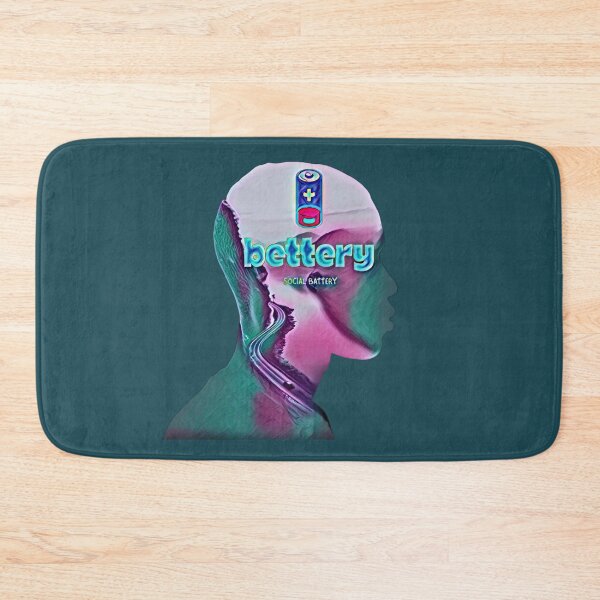 Item preview, Social Battery Low Introvert Surreal Human Profile Landscape Art designed and sold by Dream Weave Studio.