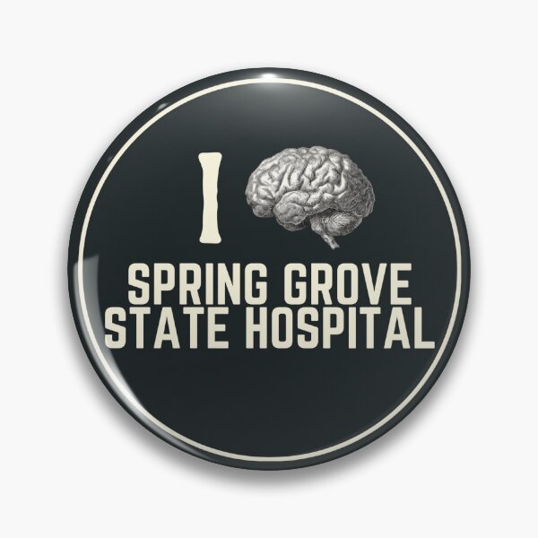 Item preview, I Love Spring Grove State Hospital Souvenir Bumper Sticker designed and sold by GhostlyWorld.