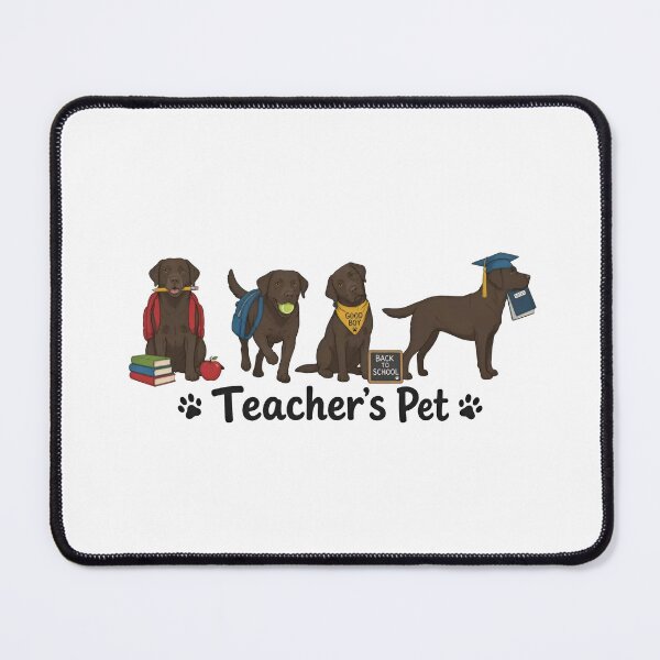 Item preview, Teacher's Pet Chocolate Lab, Lab Teacher Gift, Dog Mom Teacher designed and sold by kennedy-brook.