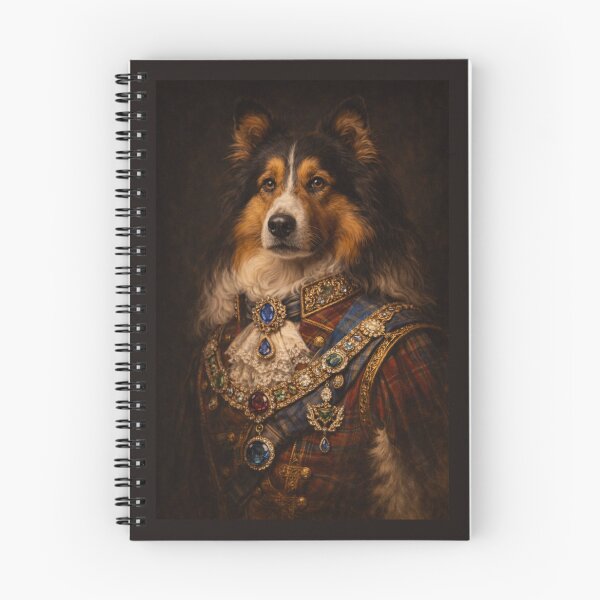 Item preview, Rough Collie Royal Portrait - The Scottish Duke | Tricolor Dog Oil Painting | Scottish Highland Gift designed and sold by TheOdetteEdit.