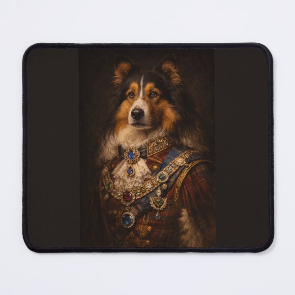 Item preview, Rough Collie Royal Portrait - The Scottish Duke | Tricolor Dog Oil Painting | Scottish Highland Gift designed and sold by TheOdetteEdit.