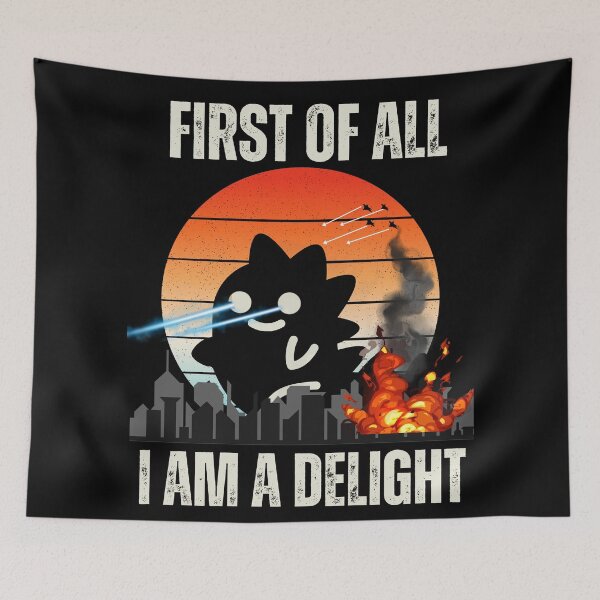 Item preview, Tanoshi Kaiju - First of all I’m a delight designed and sold by JDY Studio Designs.