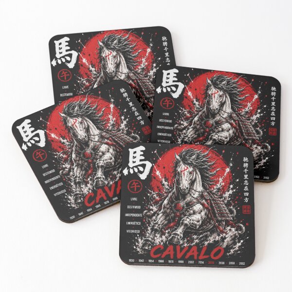 Item preview, Chinese Zodiac Horse Samurai Warrior | Japanese Streetwear Art designed and sold by kzadoxico.