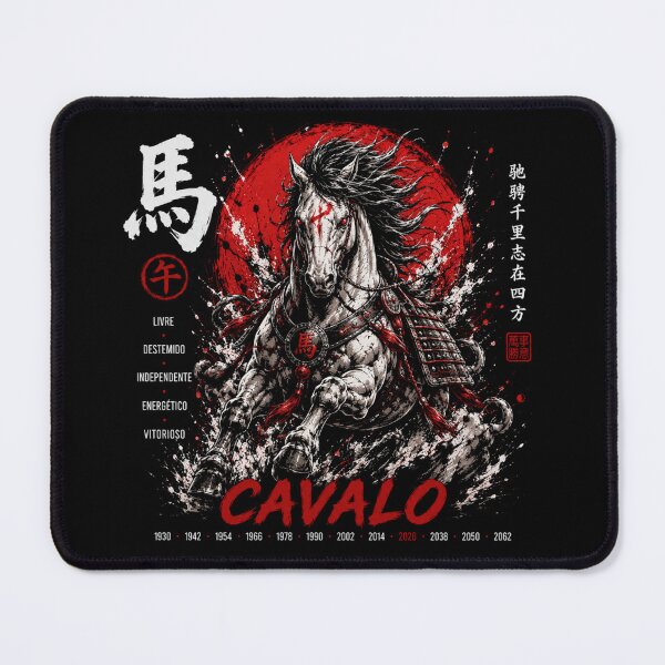 Item preview, Chinese Zodiac Horse Samurai Warrior | Japanese Streetwear Art designed and sold by kzadoxico.