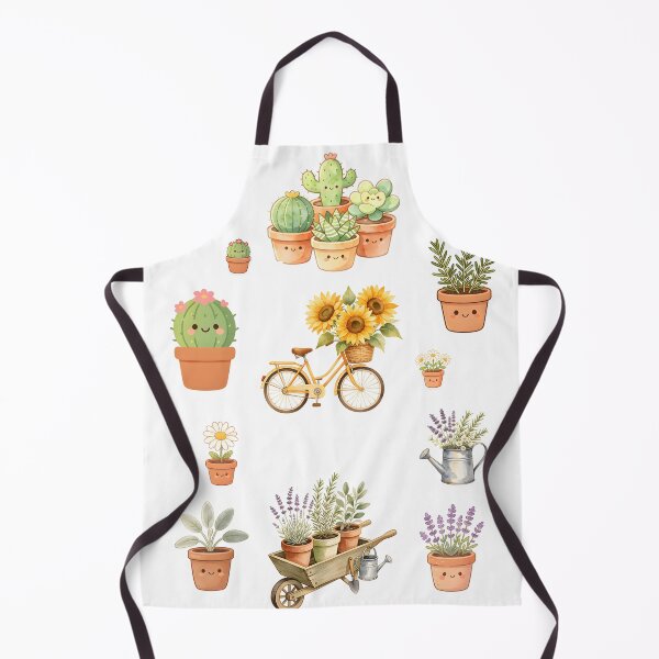 Item preview, Vintage Garden Cart Botanical Watercolor Illustration designed and sold by Spirit of Siam.