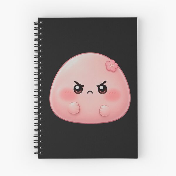 Item preview, Angry Pink Mochi Kawaii Character designed and sold by ImagenFusionP.
