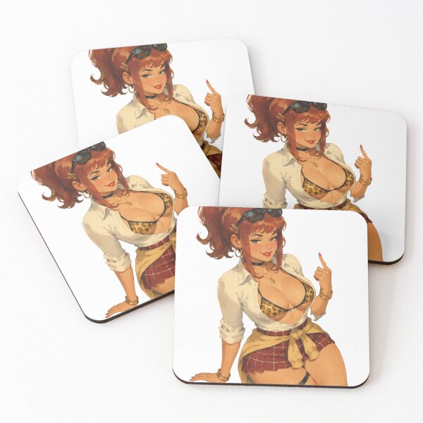Item preview, Retro Gyaru Pin-Up Girl – Vintage Anime Fashion Original Character designed and sold by Cosplayvintage.