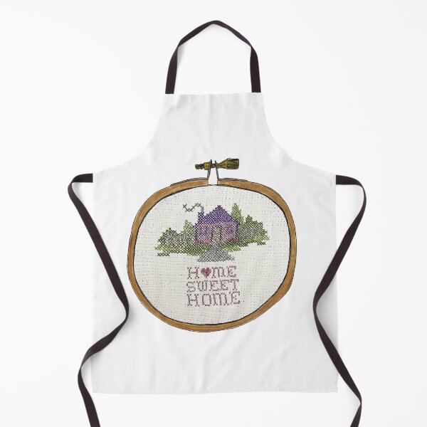 Item preview, Hand Drawn Home Sweet Home Embroidery designed and sold by Lena Draws.