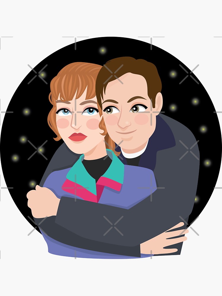 "Darkness Falls The XFiles" Sticker for Sale by franbassino Redbubble