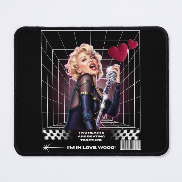 Item preview, Kylie Minogue Lovers Ball Retro Grid Portrait designed and sold by RahniNM.
