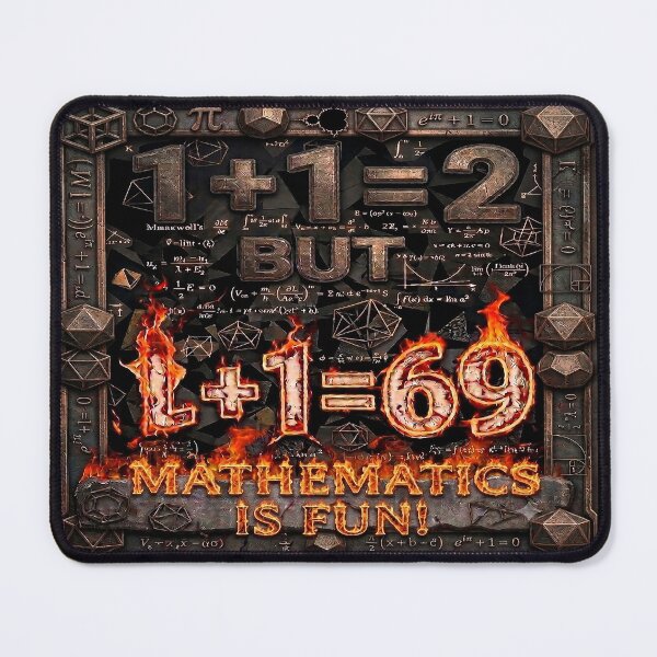 Item preview, Funny Math Meme | 1+1=69 | Mathematics Is Fun | Dark Humor Nerd Gift designed and sold by Alchemy Forge.