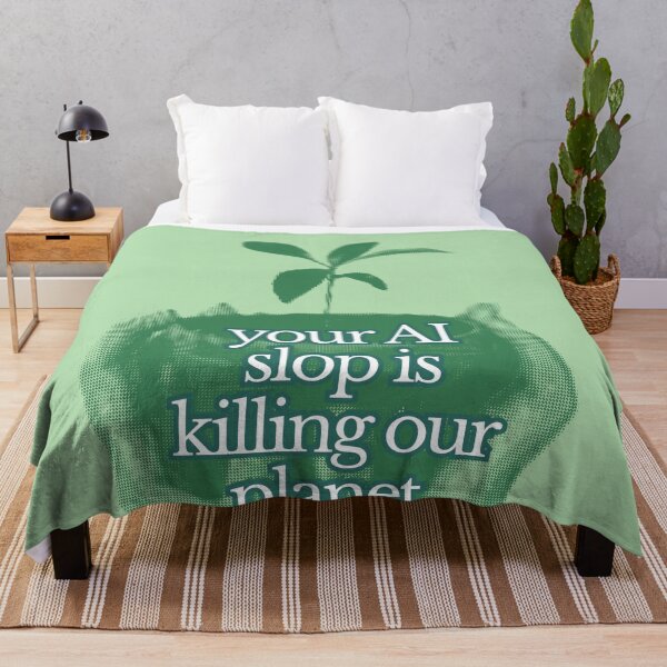Item preview, AI Is killing our planet designed and sold by Neve Brown.