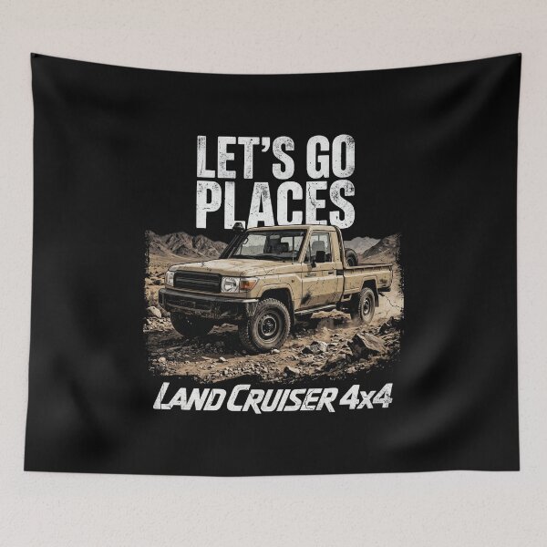 Item preview, Land Cruiser 70 Series Let's Go Places Pick Up Truck 2nd gen 4x4 designed and sold by Off-Road-Zone.