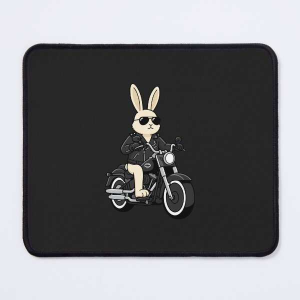 Item preview, Funny Badass Biker Bunny Rabbit Motorcycle Leather Jacket designed and sold by Cipher & Soul.