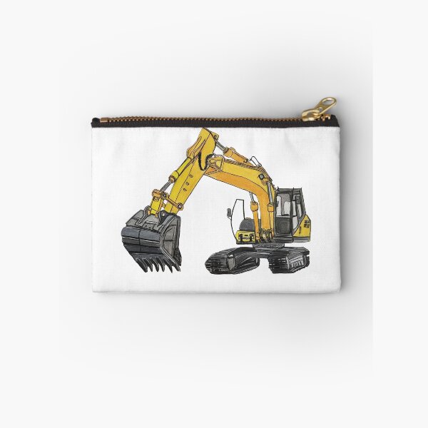 Item preview, Hand Drawn Excavator designed and sold by Lena Draws.