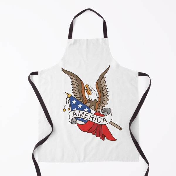 Item preview, Patriotic American Bald Eagle and Flag Emblem designed and sold by interdesigner.
