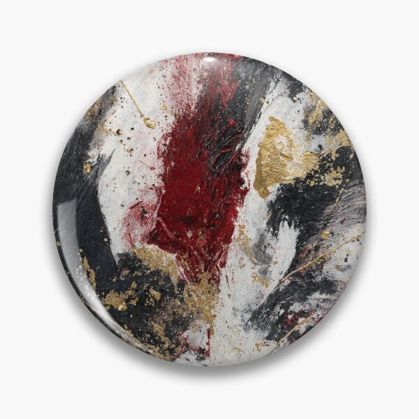 Item preview, Crimson and Gold Abstract Luxury designed and sold by Edge Of The Easel.