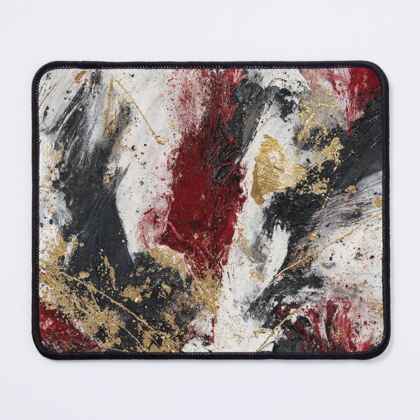 Item preview, Crimson and Gold Abstract Luxury designed and sold by Edge Of The Easel.