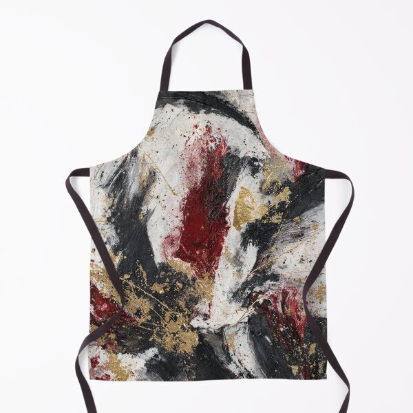Item preview, Crimson and Gold Abstract Luxury designed and sold by Edge Of The Easel.