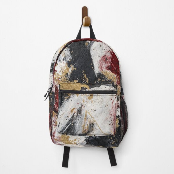 Item preview, Crimson and Gold Abstract Luxury designed and sold by Edge Of The Easel.