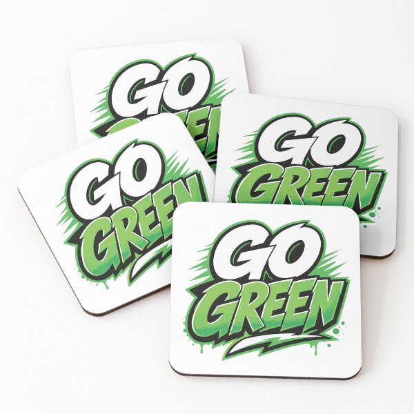 Item preview, GO GREEN for CAMP COLOR WARS designed and sold by KUSTOM CAMP CREATIVES.