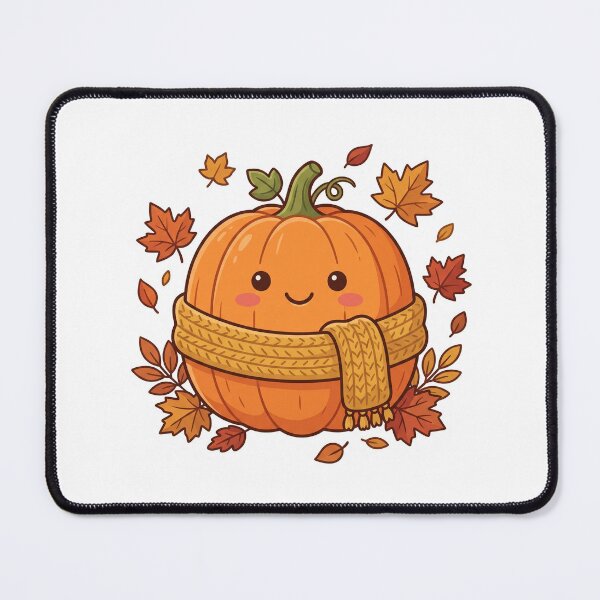 Item preview, Cozy Autumn Pumpkin Sticker designed and sold by LuxePrint Society.