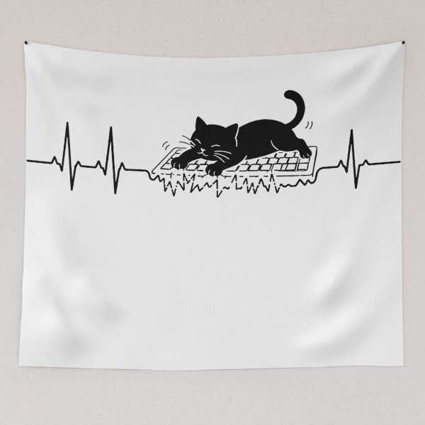 Item preview, ❤️ HEARTBEAT COLLECITON ❤️ - Interrupted by Keyboard Cat designed and sold by WheelieGdArt.