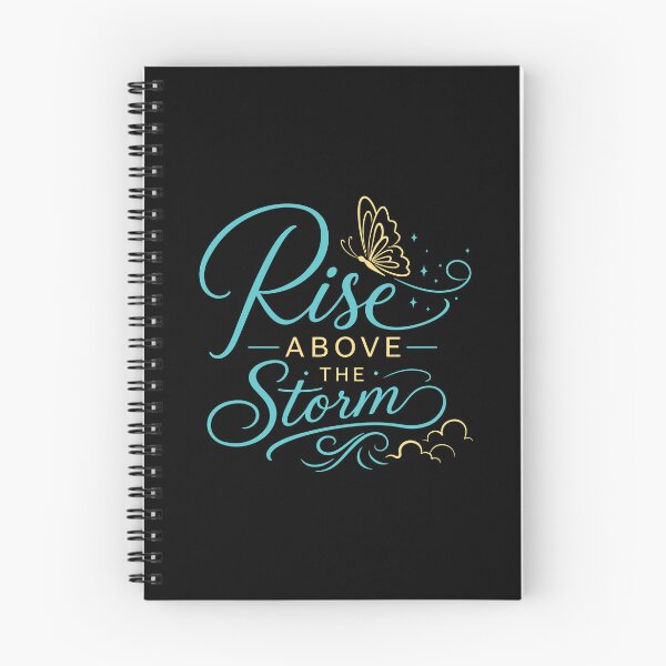 Item preview, Rise Above the Storm – Inspirational Strength designed and sold by Verse & Vibes.