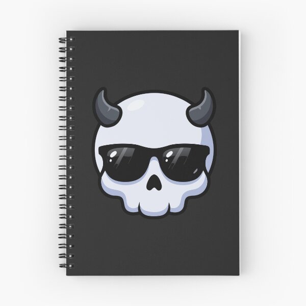 Item preview, Cool Demon Horned Skull Sunglasses Emoji Skater Art designed and sold by Cipher & Soul.