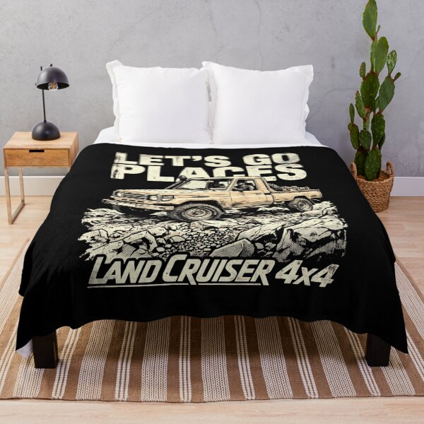 Item preview, Land Cruiser 70 Series Let's Go Places Pick Up Truck Arab style [Black Shirt Only] designed and sold by Off-Road-Zone.