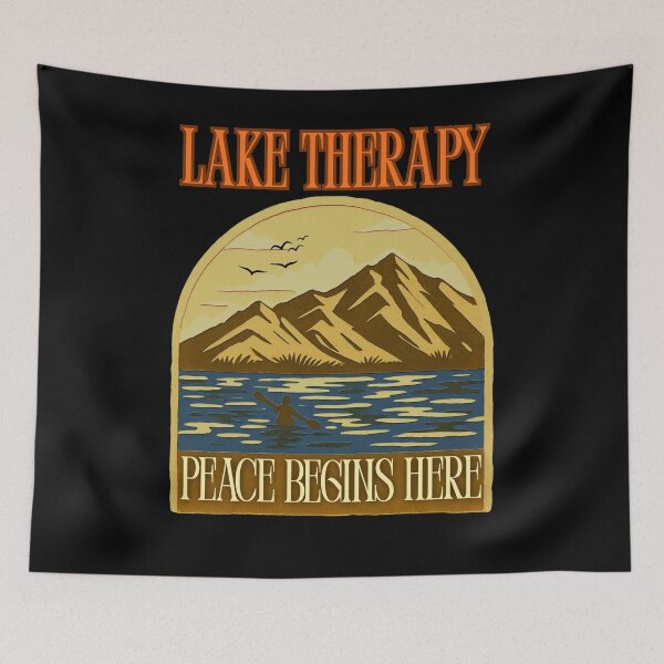 Item preview, Lake Therapy Peace Begins Here designed and sold by WildArtStudioPL.