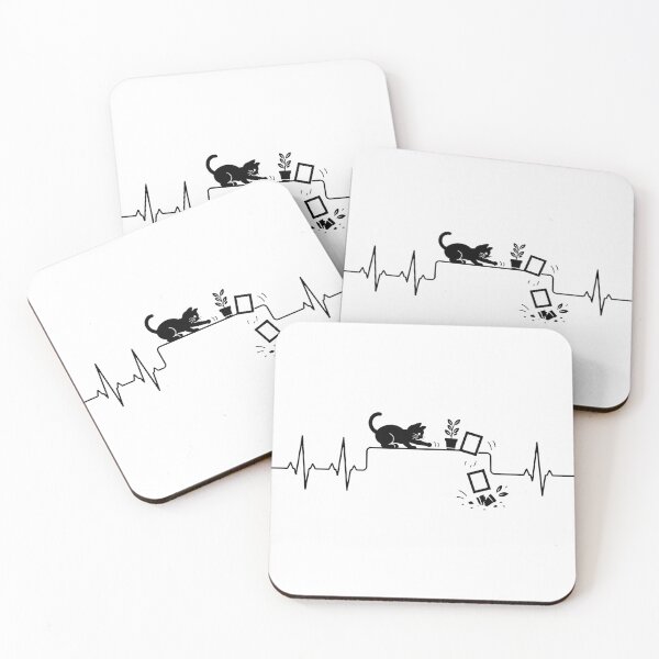 Item preview, ❤️ HEARTBEAT COLLECITON ❤️ - Interrupted by Knocked Off the Shelf v2 designed and sold by WheelieGdArt.