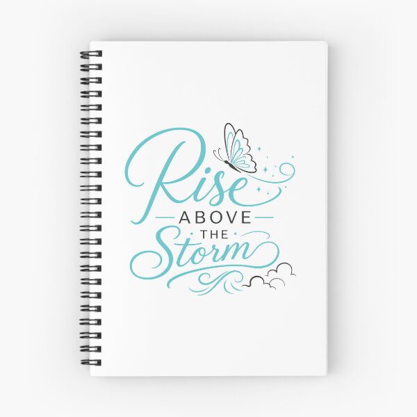 Item preview, Rise Above the Storm – Inspirational Strength designed and sold by Verse & Vibes.
