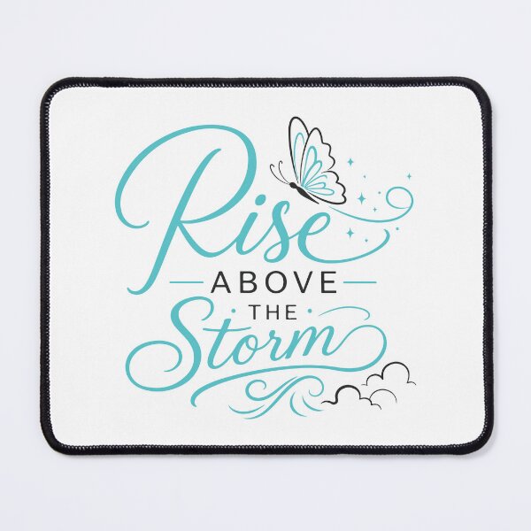 Item preview, Rise Above the Storm – Inspirational Strength designed and sold by Verse & Vibes.