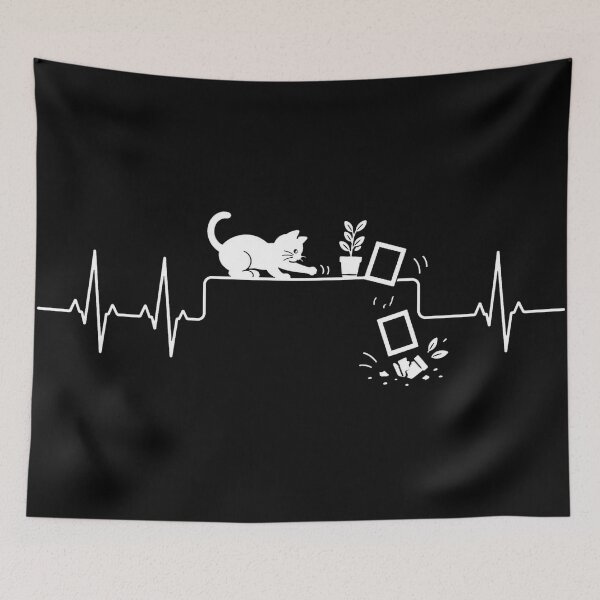 Item preview, ❤️ HEARTBEAT COLLECITON ❤️ - Interrupted by Knocked Off the Shelf v2 - for darker backgrounds designed and sold by WheelieGdArt.