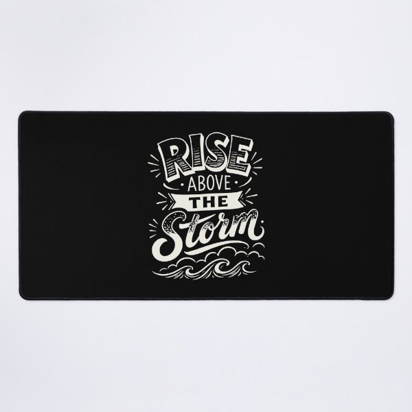 Item preview, Rise Above the Storm – Motivational Quote designed and sold by Verse & Vibes.